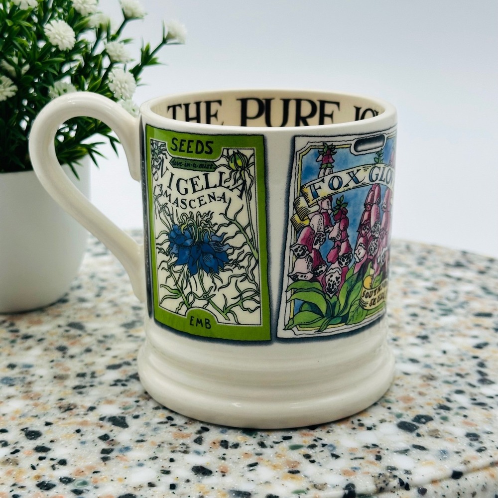 Emma Bridgewater Flower Seeds Mug Plant & Sow Gardening England
